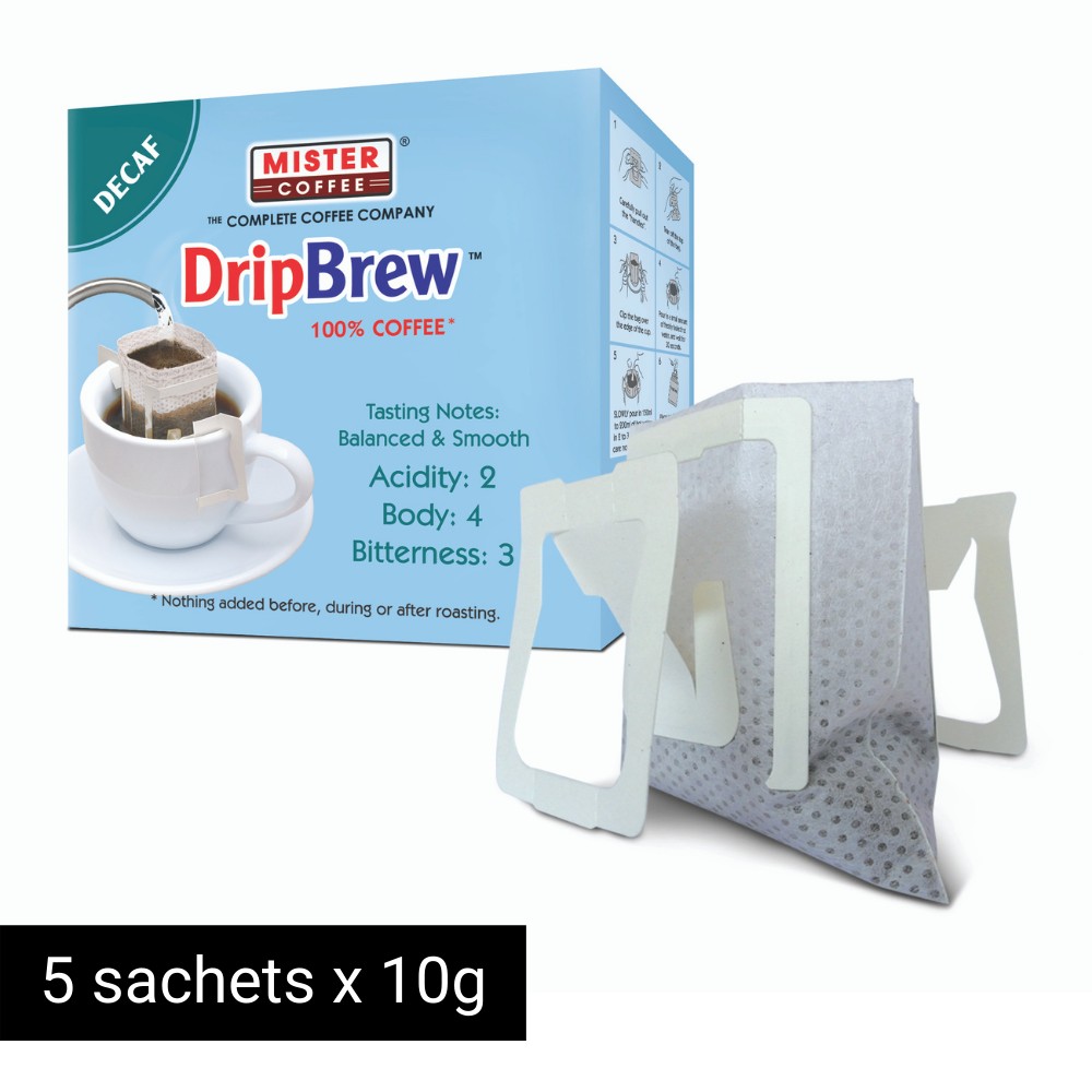 Premium Arabica DripBrew™ Drip Coffee (15 sachets) - Mister Coffee