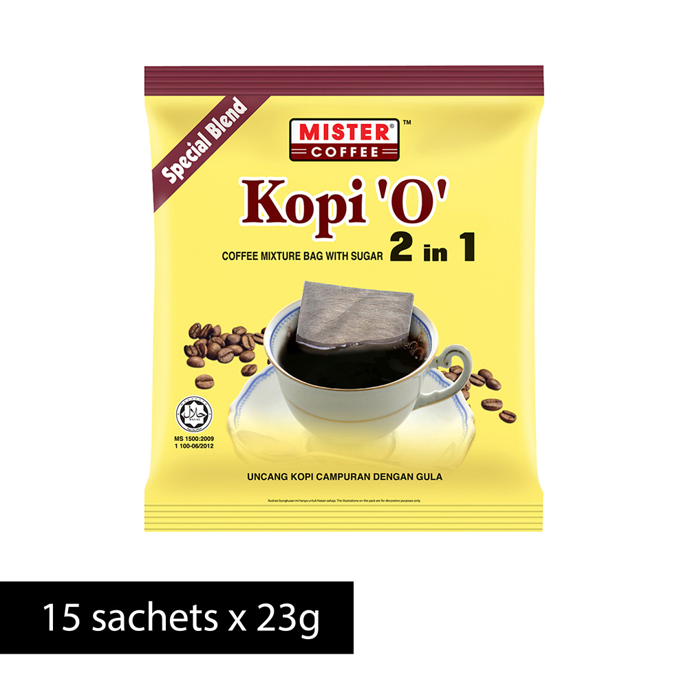 Kopi 'O' 2 in 1 Special Blend | Coffee Bag (23g x 15's)