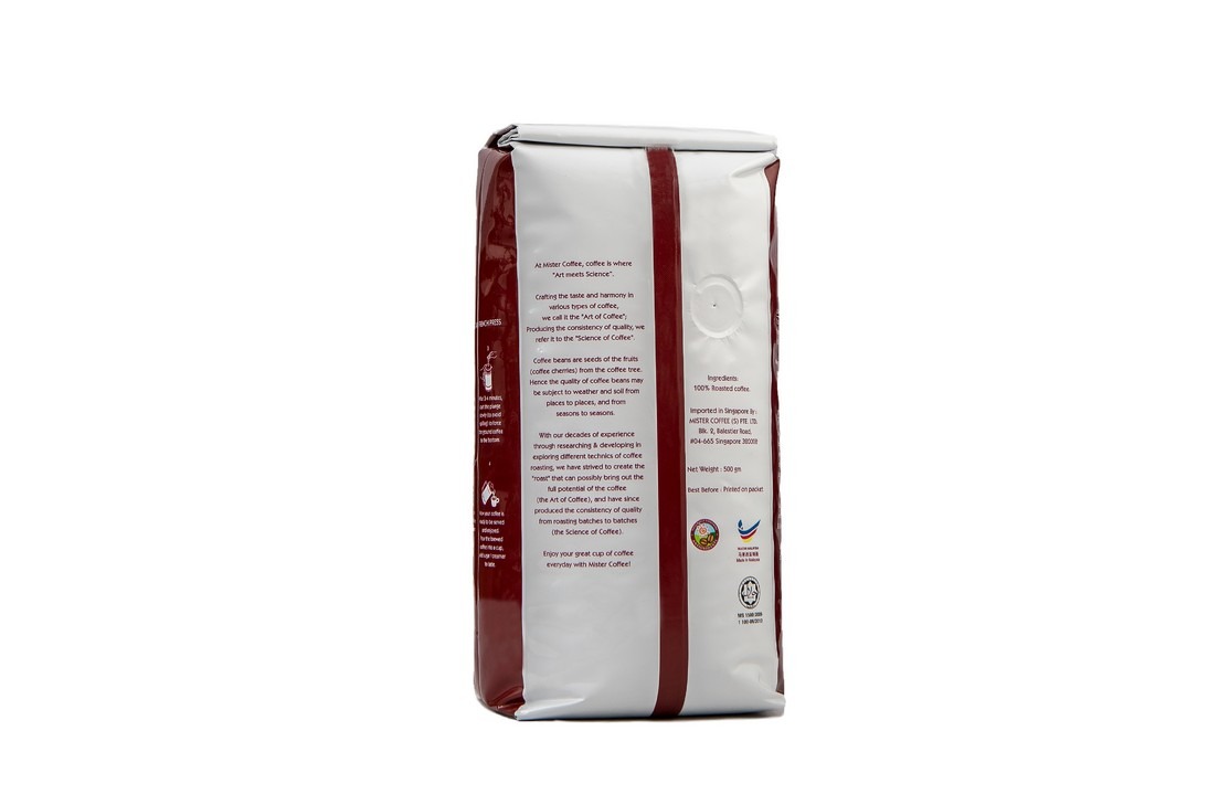 Mister Coffee - Espresso Super Bar Coffee Bean (Ground Coffee - Medium)  500g - Taste Note: Citrus fruit. Pleasant Aromatic Herbs. Consistent Body.  A