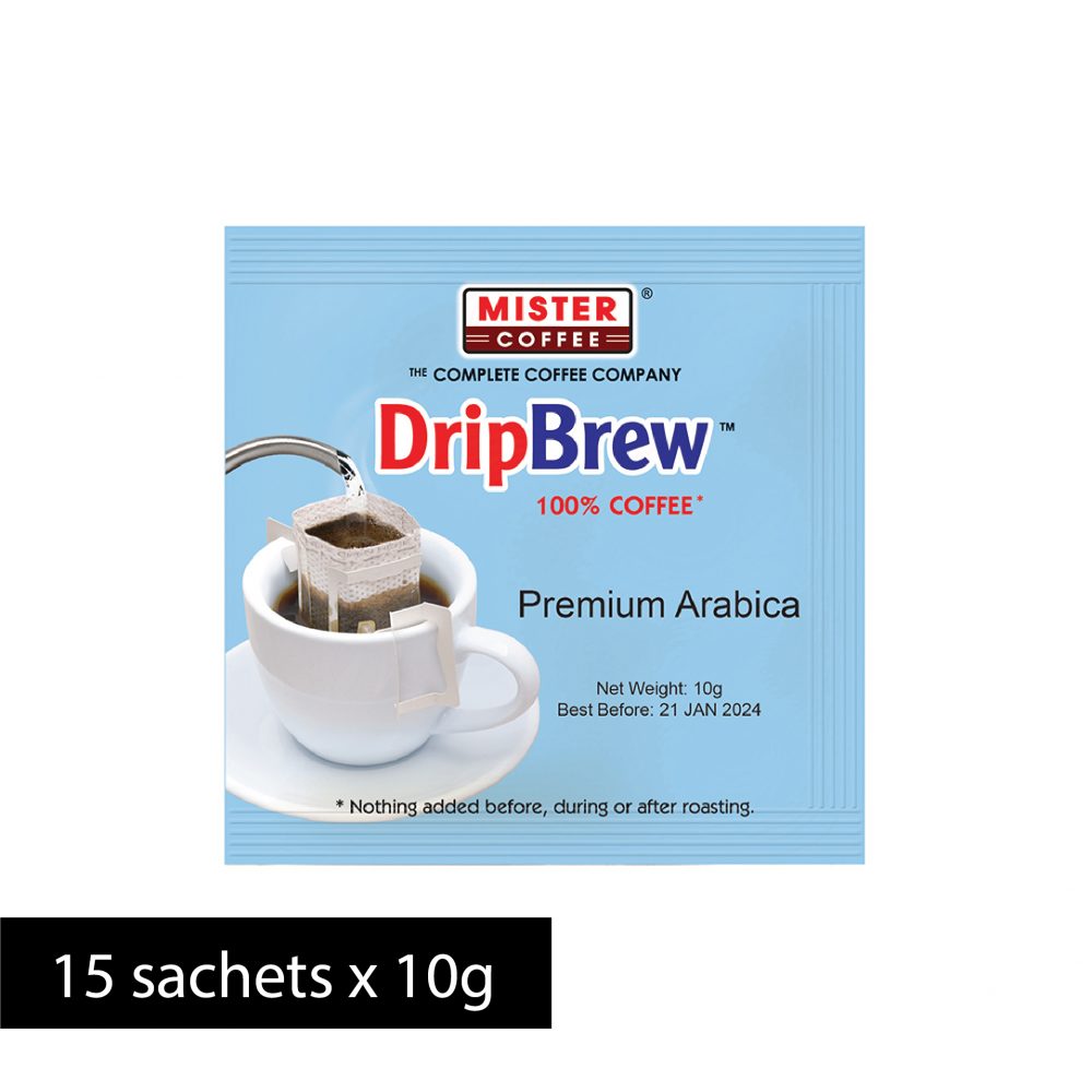 DripBrew Premium Arabica  (100 sachets) - Mister Coffee