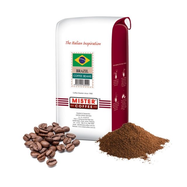 Brazil Coffee Bean and Ground Coffee (500g) Buy Now at Mister Coffee