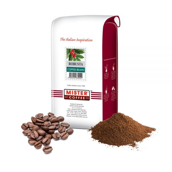 Robusta Coffee Bean & Ground Coffee (500g) Mister Coffee