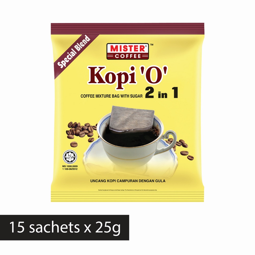 Kopi O 2 In 1 Special Blend Coffee Bag 25g X 15 S Mister Coffee