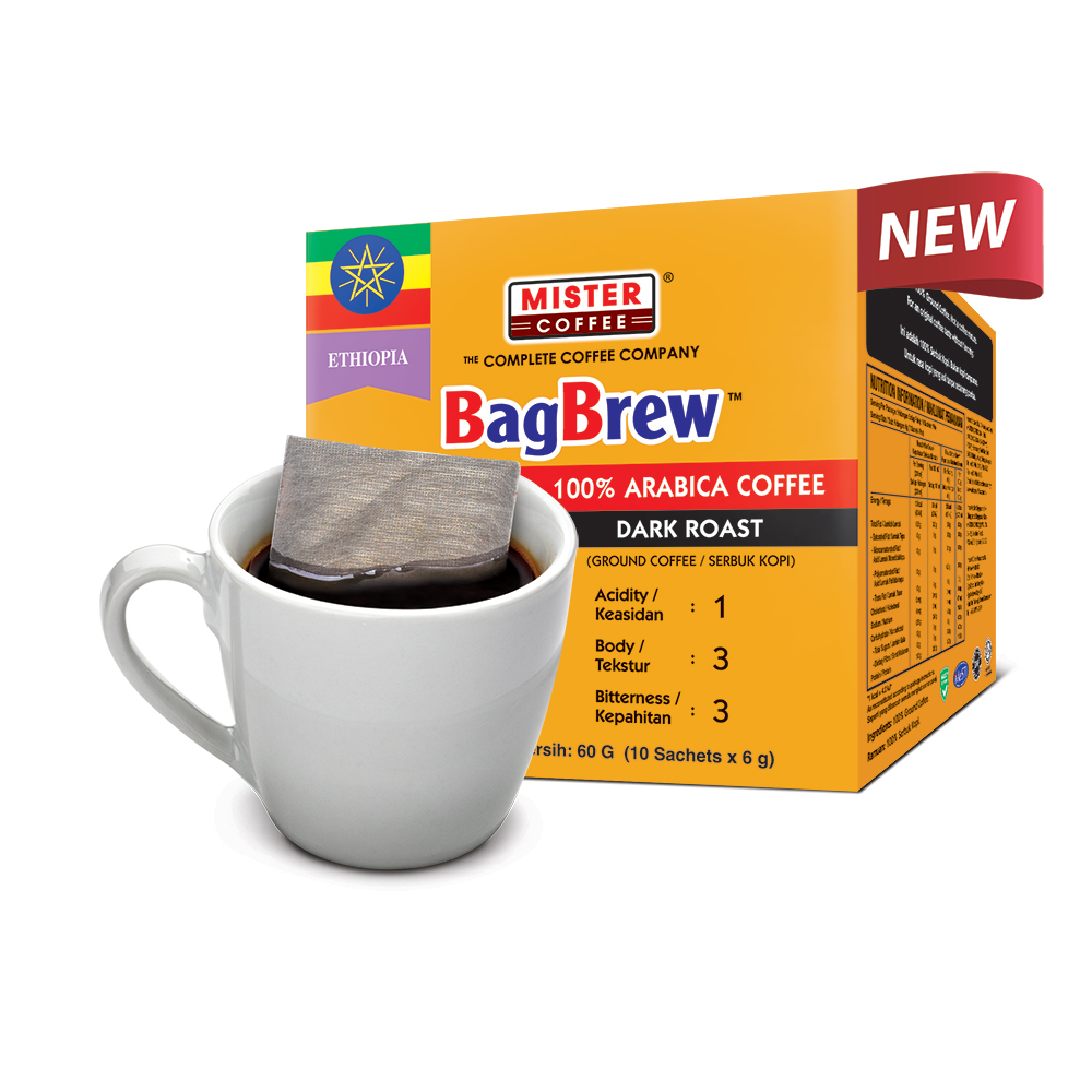 BagBrew Ethiopia Dark Roast | (10 sachets x 10g)